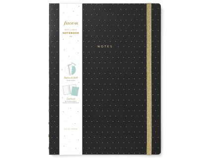 Filofax, Notebook Moonlight, A4, černá