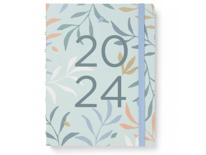 Filofax, plánovač Botanical 2024, A5, mint