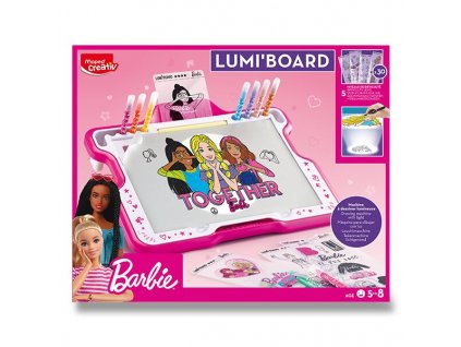 Sada Maped Creativ Barbie Lumi Board tabule s podsvícením