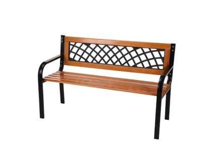 PROGARDEN Zahradní lavice dřevěná PALISANDR 118 x 50 x 75 cm KO-YA3000030