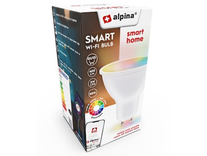 ALPINA-NK Chytrá žárovka LED RGB WIFI bílá + barevná GU10 ED-225431