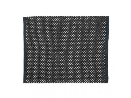 KELA Koupelnová předložka Miu směs bavlna/polyester granitově šedá 65,0x55,0x1,0cm