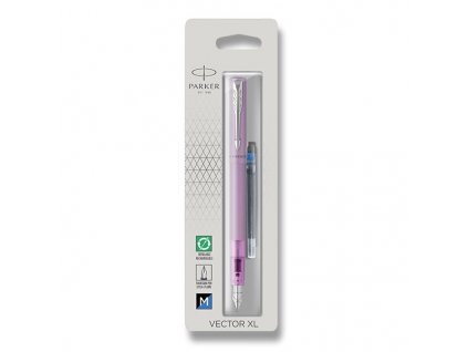 Parker Vector XL Lilac plnicí pero, hrot M, blistr