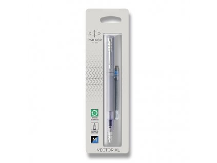 Parker Vector XL Blue plnicí pero, hrot M, blistr