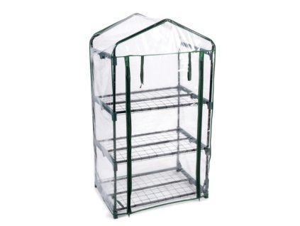 KINZO Zahradní foliovník 3 police 69x49x125 cm ED-219564