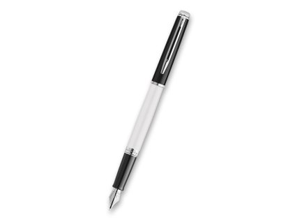 Waterman Hémisphère Colour Blocking Black & White CT plnicí pero hrot F