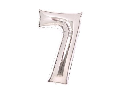 Nafukovací číslice, stříbrné - 7