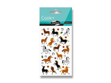 Samolepky Maildor 3D Cooky Koně