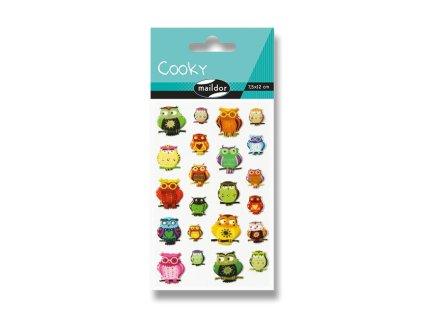 Samolepky Maildor 3D Cooky Sovy