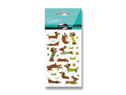 Samolepky Maildor 3D Cooky Jezevčík