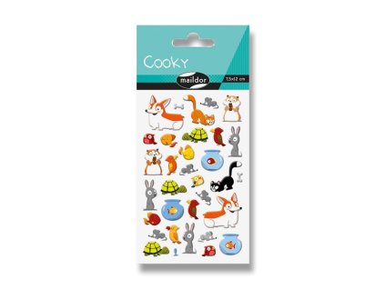 Samolepky Maildor 3D Cooky Domácí zvířátka