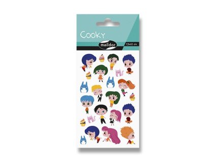 Samolepky Maildor 3D Cooky Manga