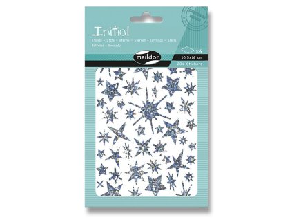 Samolepky Maildor Initial Holographic Hvězdy