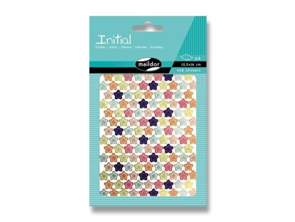 Samolepky Maildor Initial Metallic Metalické hvězdičky