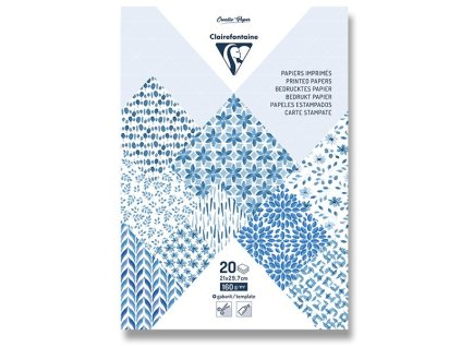 Sada papírů Clairefontaine Origami Shibory A4 20 listů