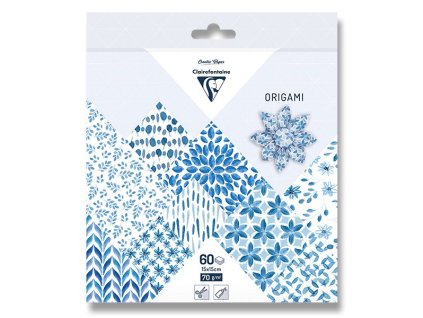 Sada papírů Clairefontaine Origami Shibory 60 listů