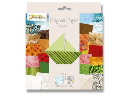 Sada papírů Avenue Mandarine Origami Příroda - 60 listů