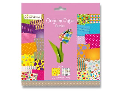 Sada papírů Avenue Mandarine Origami Kolečka - 60 listů