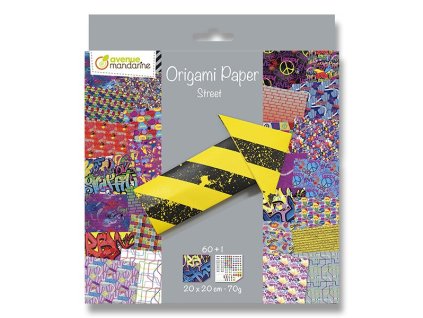 Sada papírů Avenue Mandarine Origami Street art - 60 listů