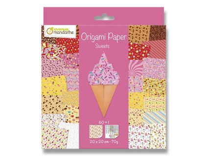 Sada papírů Avenue Mandarine Origami Sladkosti - 60 listů