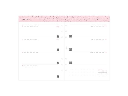Filofax, Diářový set Confetti 2025, A5