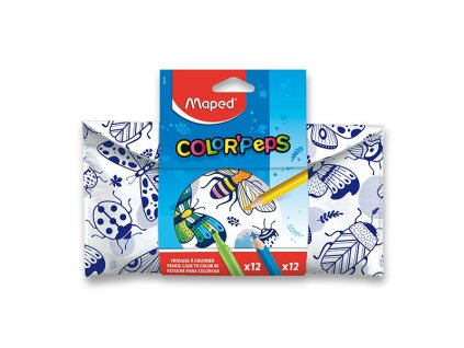 Pouzdro na psací potřeby Color’Peps Pencil Case 24 ks