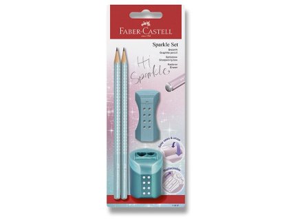 Grafitová tužka Faber-Castell Sparkle Cosmic Ocean set 4 ks