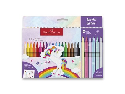 Fixy Faber-Castell Unicorn 24 barev