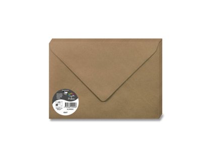 Obálka Clairefontaine Kraft C5, olizovací 20 ks