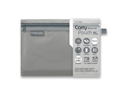 Síťovaná plastová obálka Foldermate Pop Gear, A5 - šedá