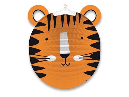 Papírový lampión Tygr průměr 25 cm