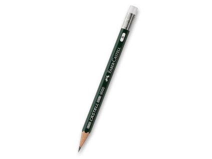 Grafitová tužka Faber-Castell Castell 9000 Perfect Pencil s pryží, bez víčka