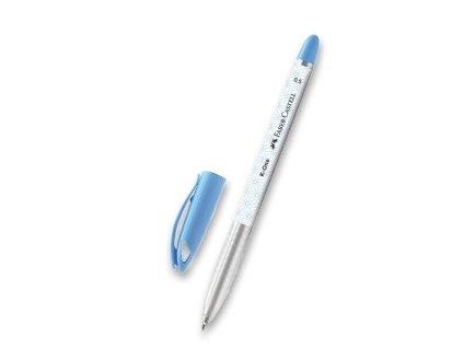 Kuličkové pero Faber-Castell K-One výběr barev, hrot 0,5 mm modrá