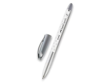 Kuličkové pero Faber-Castell K-One výběr barev, hrot 0,5 mm černá