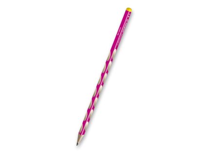 Grafitová tužka Stabilo Easygraph S HB, pro leváky, výběr barev růžová