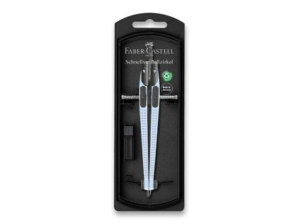 Kružítko Faber-Castell Grip Quick-Set Compass Sky Blue