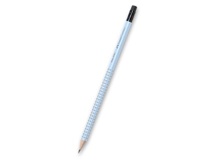Grafitová tužka Faber-Castell Grip 2001 s pryží tvrdost B, sky blue