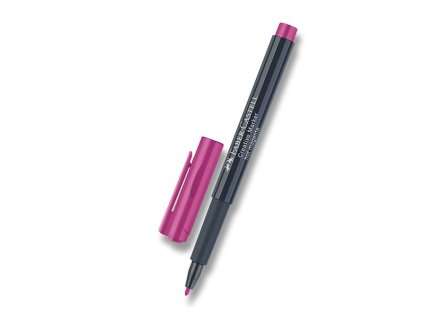 Popisovač Faber-Castell Creative - tmavě růžový