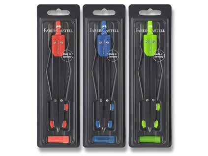 Kružítko Faber-Castell School & College mix barev