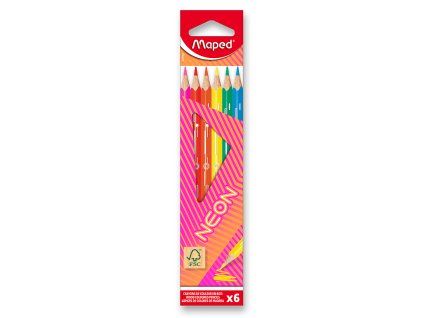 Pastelky Maped Neon - 6 barev