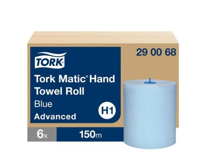 Papírové ruč.v roli Tork Matic-modré,H1,6 rolí