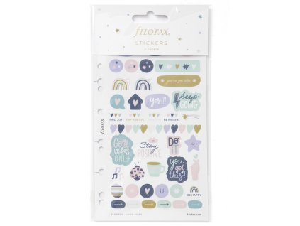 Filofax, Samolepky Good Vibes, Náplň Multi, Osobní/A5
