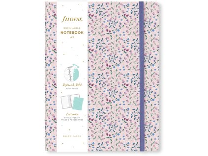 Filofax, Notebook Meadow, A5, růžová