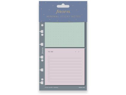 Filofax, Náplň Multi, lepicí bločky Minimal, Osobní/A5