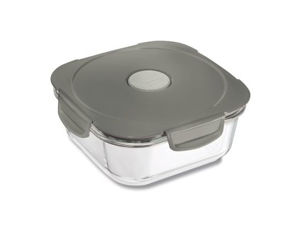 Obědový skleněný box Maped Picnik Concept Adults šedý, objem 1,2 l