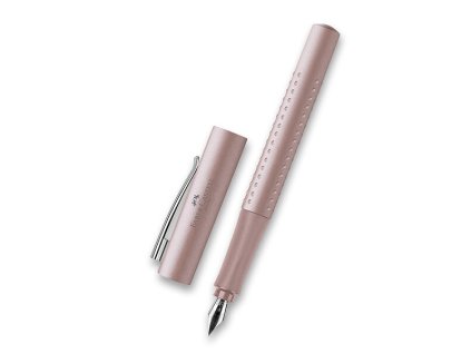 Plnicí pero Faber-Castell Grip 2011 Pale Rose - hrot F
