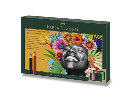 Sada Faber-Castell Polychromos & Pitt Graphite Matt 50 ks