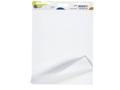 Samolepicí flipchart Stick´n by Hopax - bílá / 30 listů