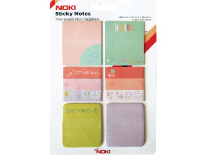 Noki, Sada Samolepicích bločků, motivy