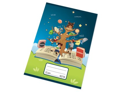 Papírny Brno sešit speciální 4210 A4 čtvereček 10 x 10mm